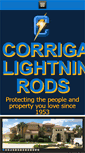 Mobile Screenshot of corriganlightningrods.com